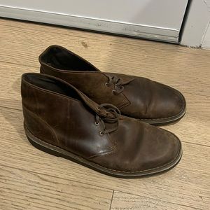 Clarks Desert Boots in Beeswax Color